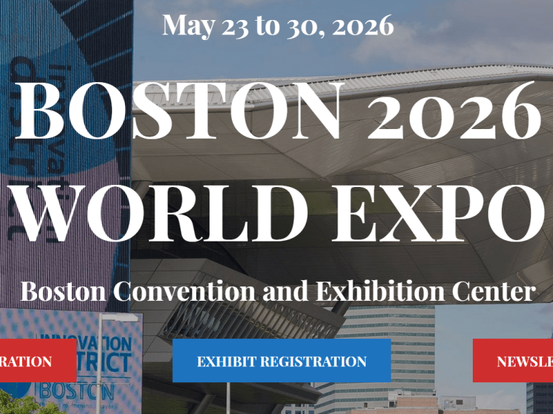 [NEWS] Boston 2026 World Expo Signups&nbsp;Now